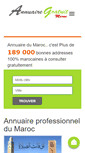 Mobile Screenshot of annuaire-gratuit.ma